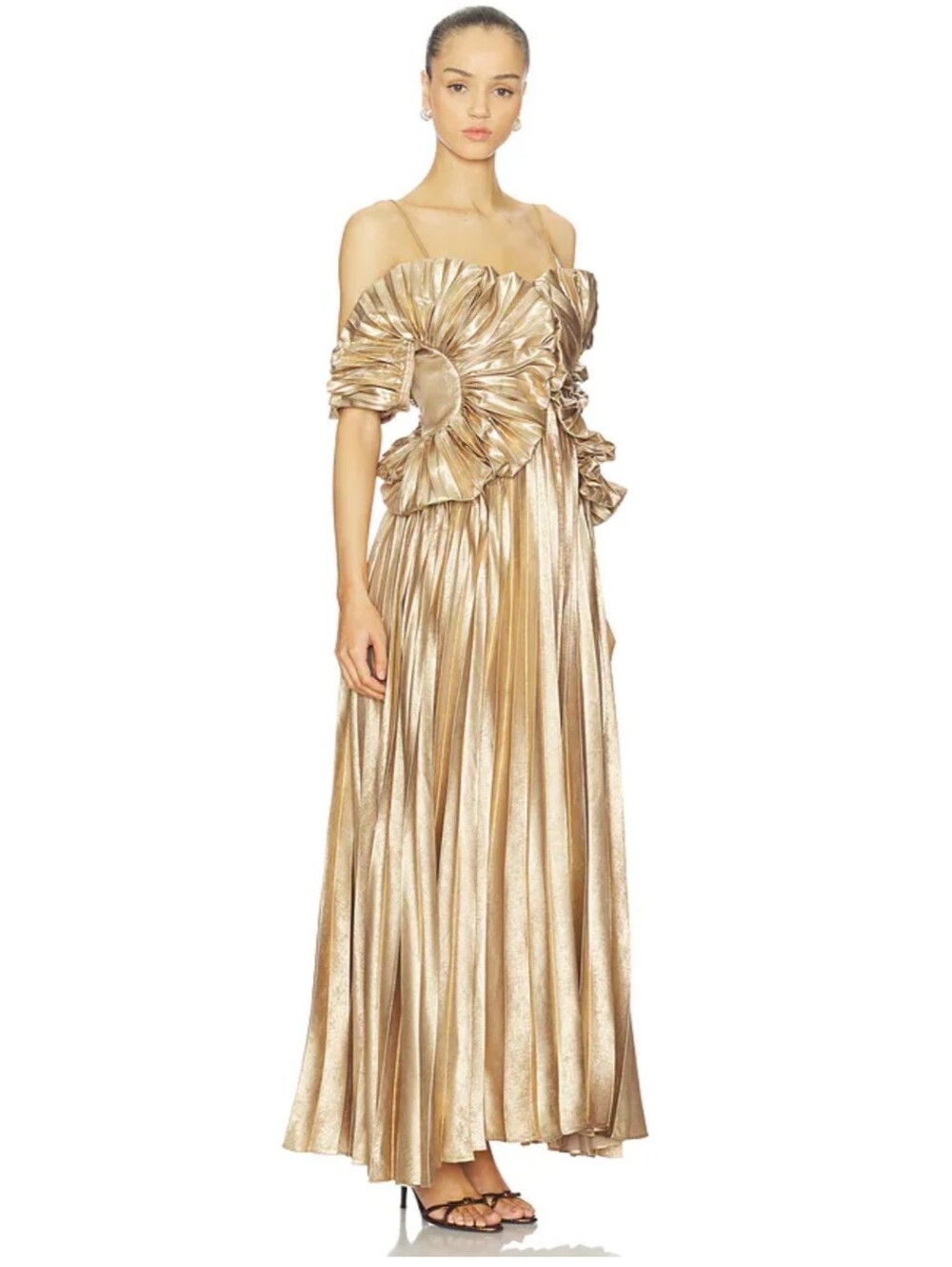 ACLER HILLSOME MAXI DRESS IN GOLD